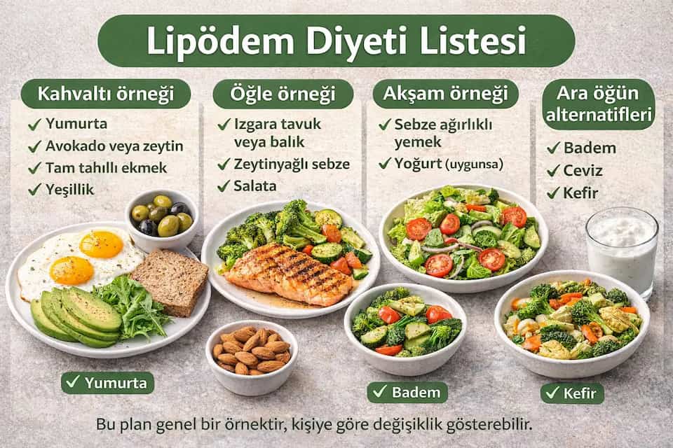 lipödem diyeti listesi örnek